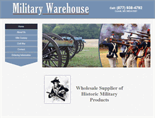 Tablet Screenshot of milwarehouse.com